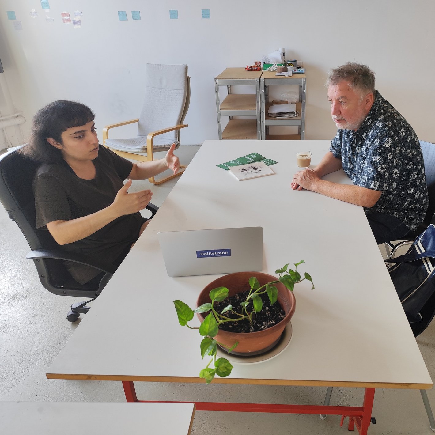 Shirin Mohammad, Justin Hoffmann mit Shirin Mohammad