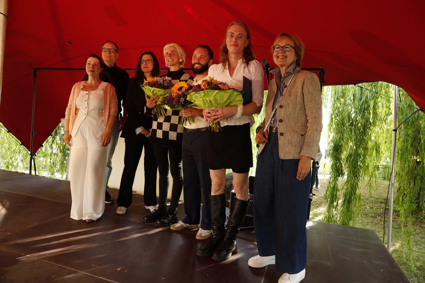 Gruppenfoto mit Stipendit*innen