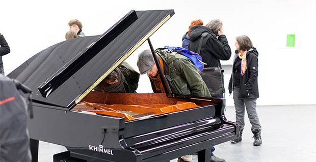 Abschlusspräsentation, Arbeit Unveiled Presence von Bewernitz/Goldowski